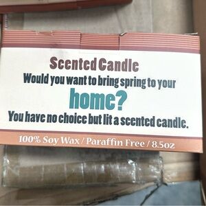 Scented Candle 100% Soy Wax